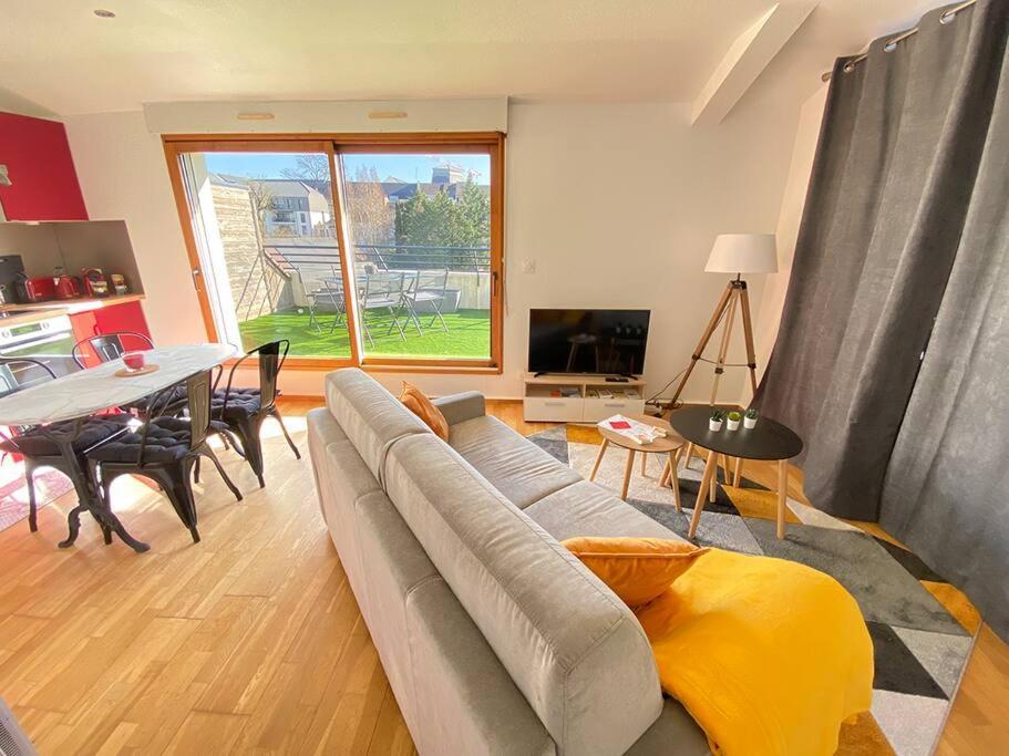 Grand Studio, Belle Terrasse Avec Vue Nantes Zewnętrze zdjęcie